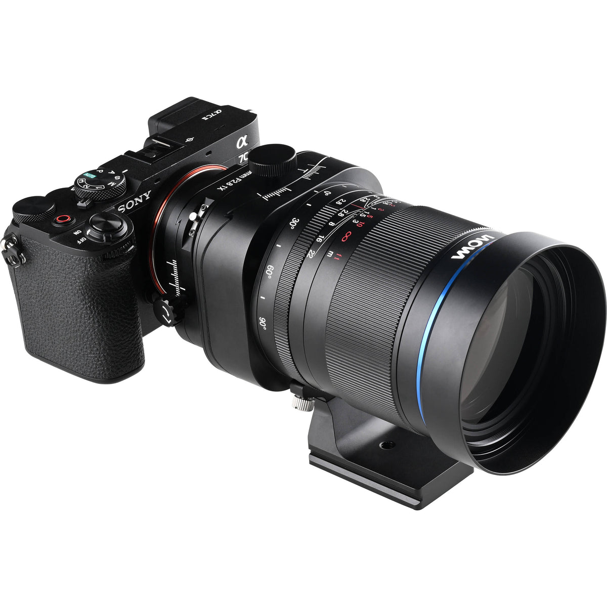Lente Venus Optics Laowa 100mm f/2.8 Tilt-Shift 1x Macro - en uso