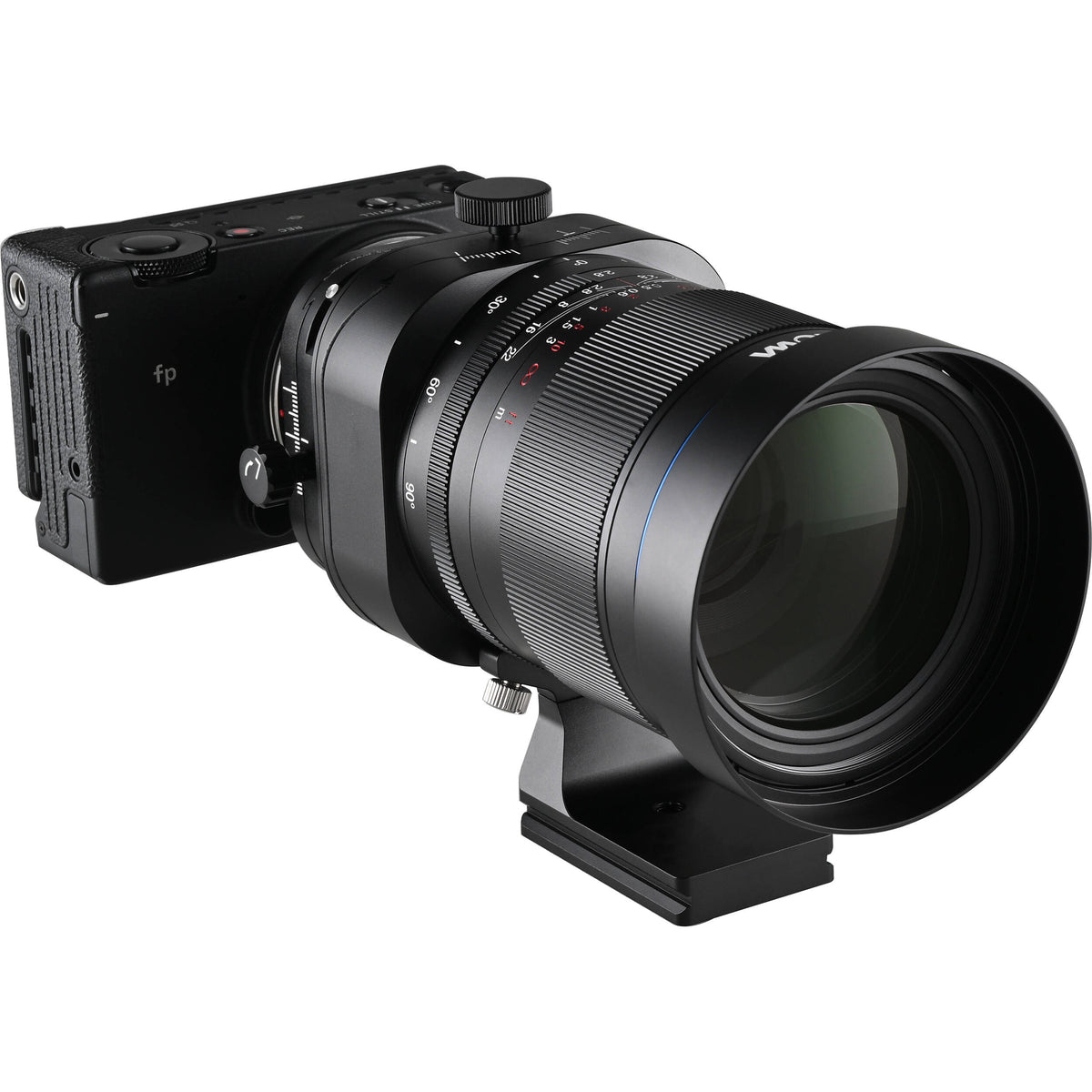 Lente Venus Optics Laowa 100mm f/2.8 Tilt-Shift 1x Macro - en uso