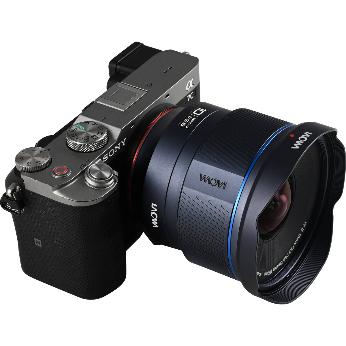 Lente Venus Optics Laowa 10mm f/2.8 Zero-D FF Autofocus - vista lateral