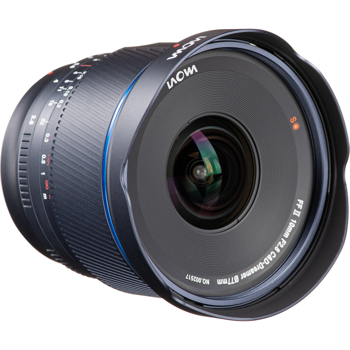 Lente Venus Optics Laowa 10mm f/2.8 Zero-D FF Manual Focus (14-Blade Aperture) - puertos y conexiones