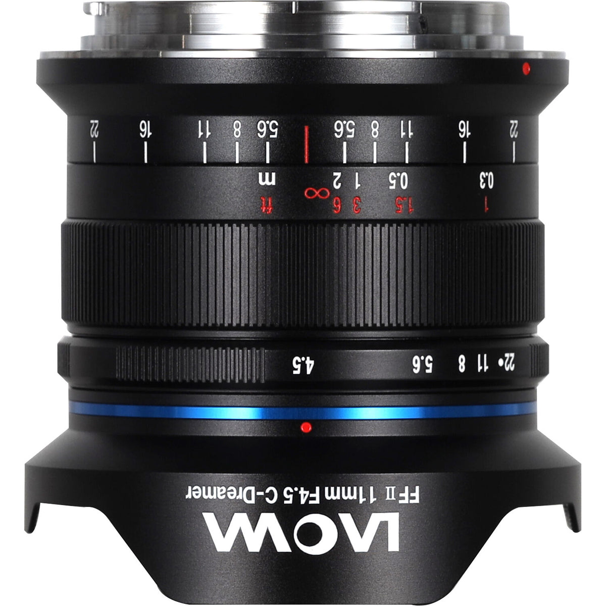 Lente Venus Optics Laowa 11mm f/4.5 FF RL - vista frontal