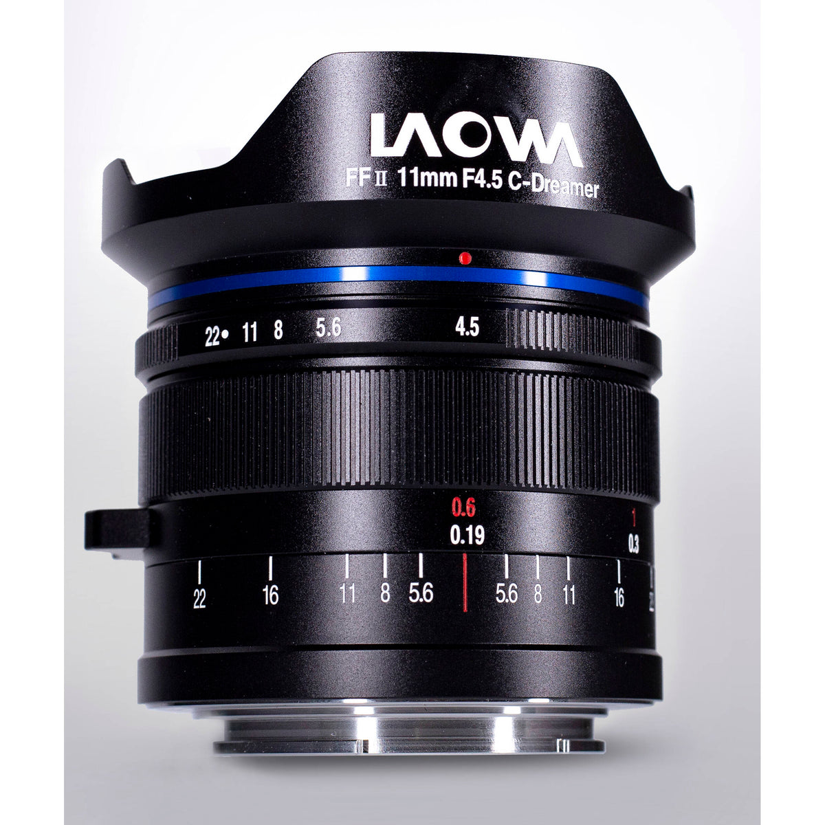Lente Venus Optics Laowa 11mm f/4.5 FF RL - vista lateral