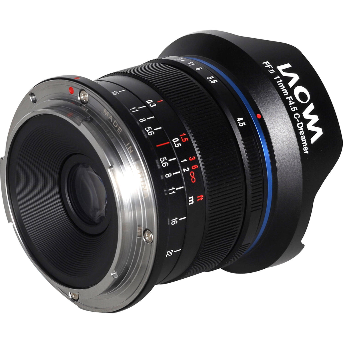 Lente Venus Optics Laowa 11mm f/4.5 FF RL - vista lateral