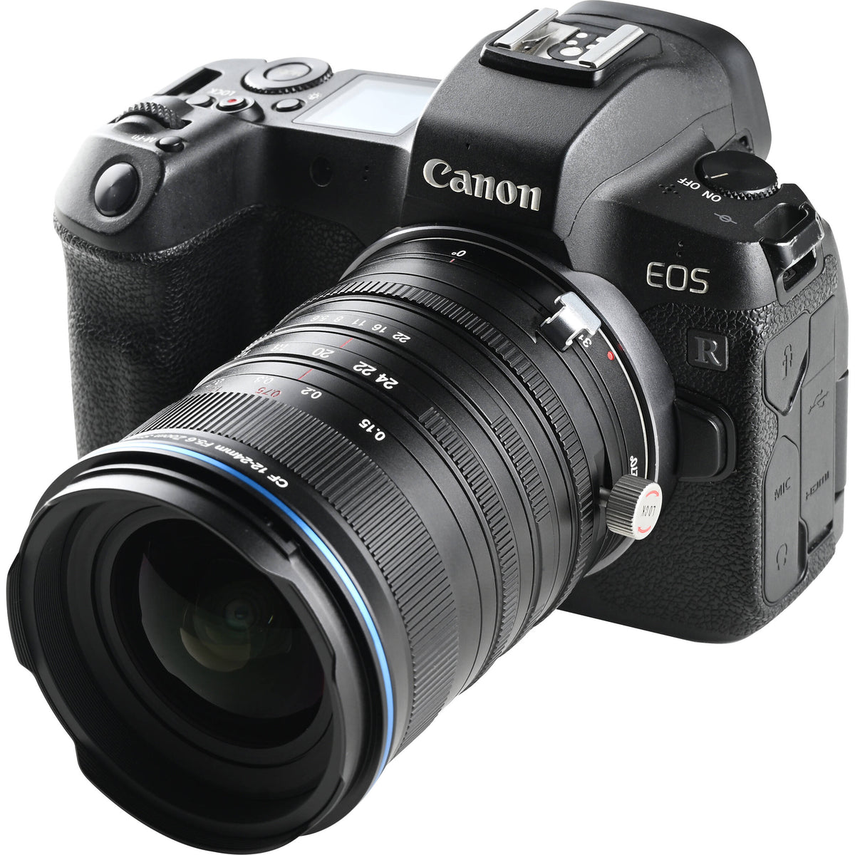Lente Venus Optics Laowa 12-24mm f/5.6 Zoom Shift CF - contenido de la caja