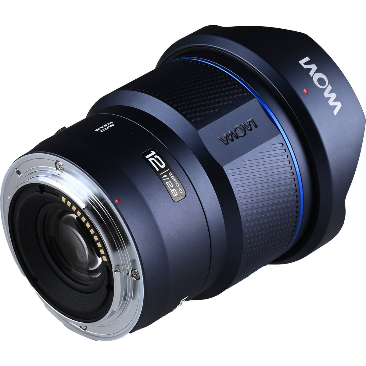 Lente Venus Optics Laowa 12mm f/2.8 Lite Zero-D AF (5-Blade Aperture) - vista lateral