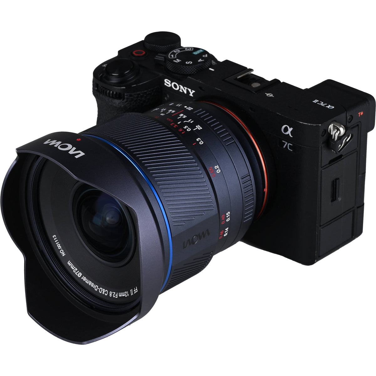 Lente Venus Optics Laowa 12mm f/2.8 Lite Zero-D MF (14-Blade Aperture) - contenido de la caja