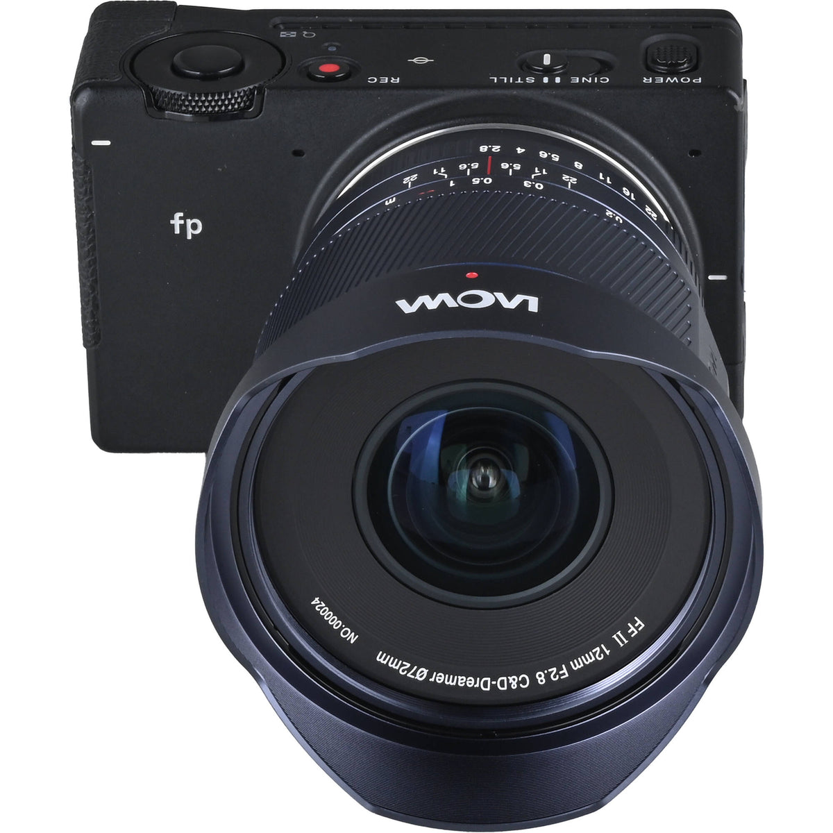 Lente Venus Optics Laowa 12mm f/2.8 Lite Zero-D MF (5-Blade Aperture) - puertos y conexiones