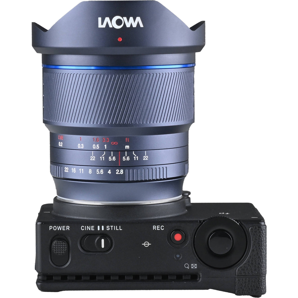 Lente Venus Optics Laowa 12mm f/2.8 Lite Zero-D MF (5-Blade Aperture) - en uso