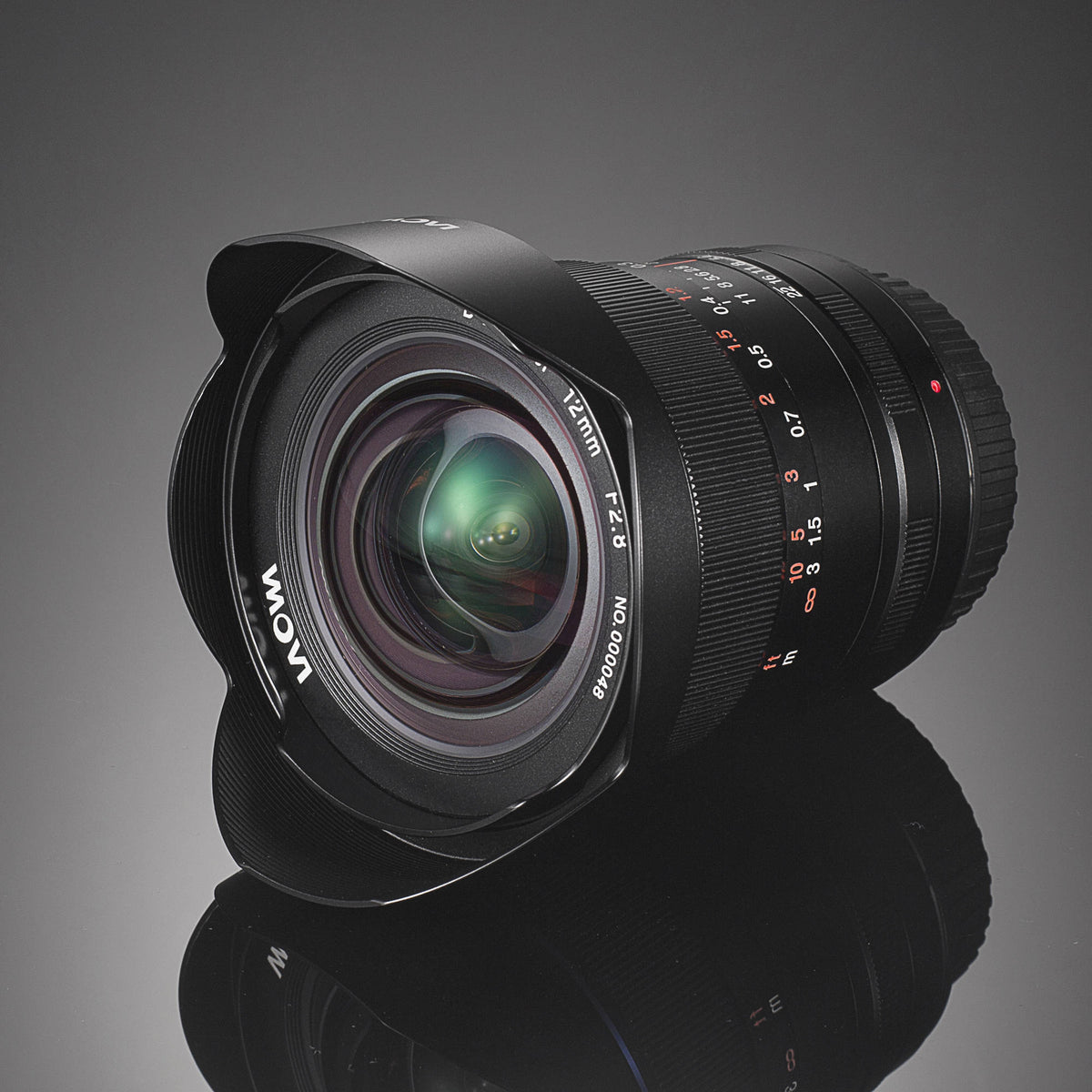 Lente Venus Optics Laowa 12mm f/2.8 Zero-D (Negro) - detalle