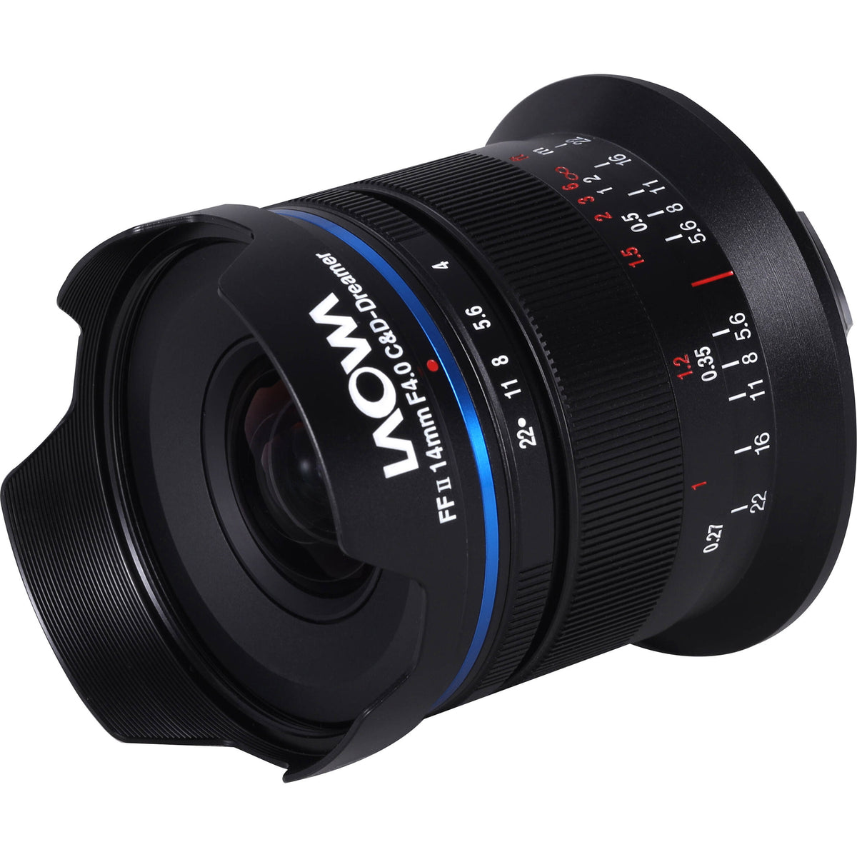 Lente Venus Optics Laowa 14mm f/4 FF RL - vista frontal