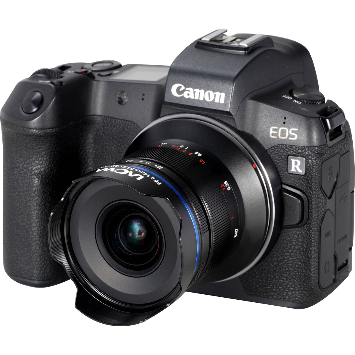 Lente Venus Optics Laowa 14mm f/4 FF RL - contenido de la caja