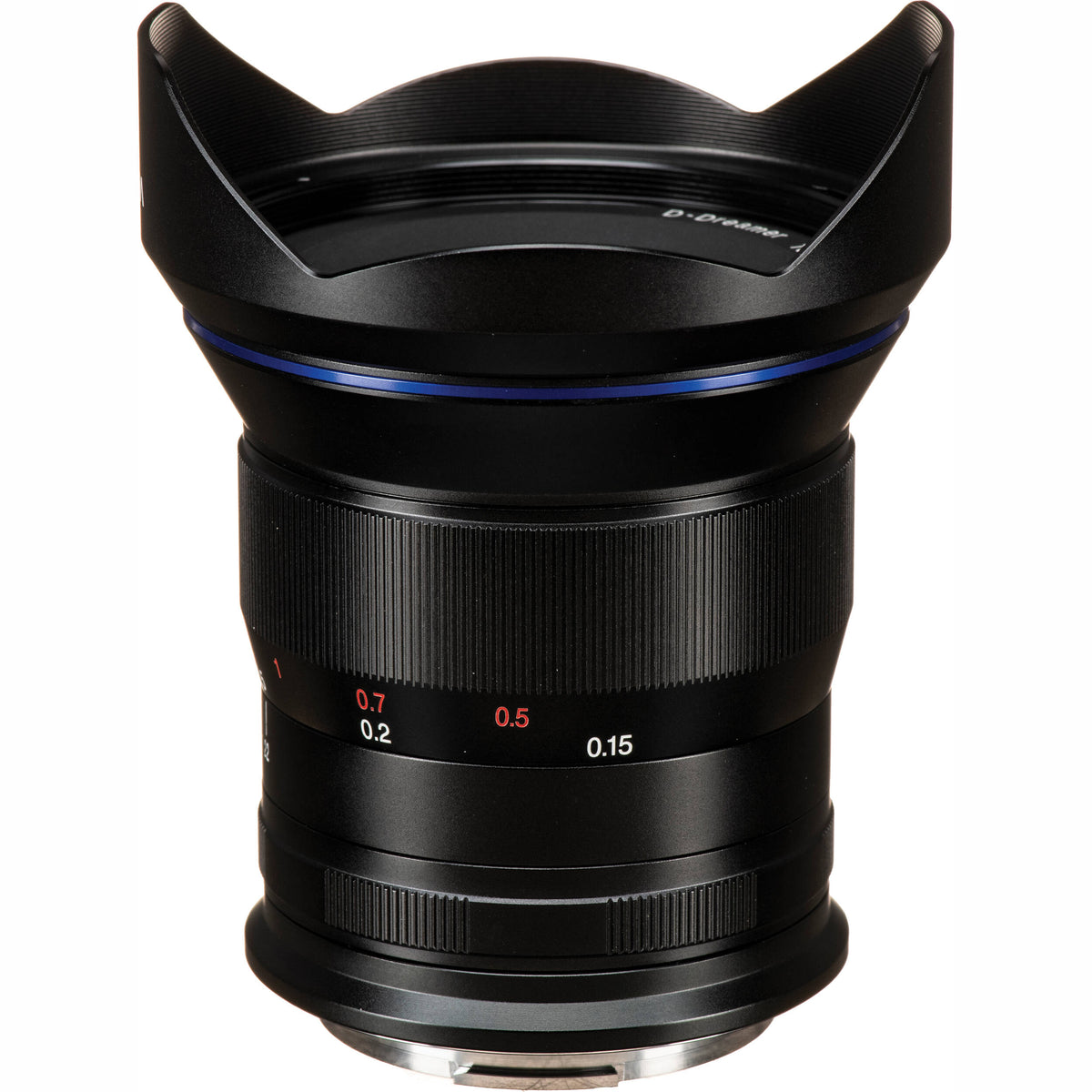 Lente Venus Optics Laowa 15mm f/2 FE Zero-D - vista frontal