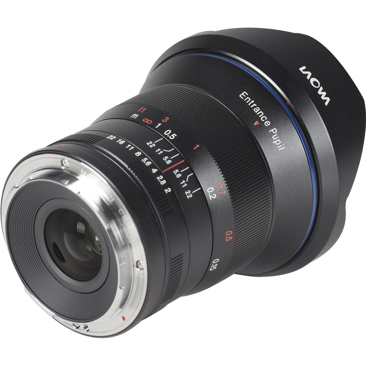 Lente Venus Optics Laowa 15mm f/2 FE Zero-D - vista trasera