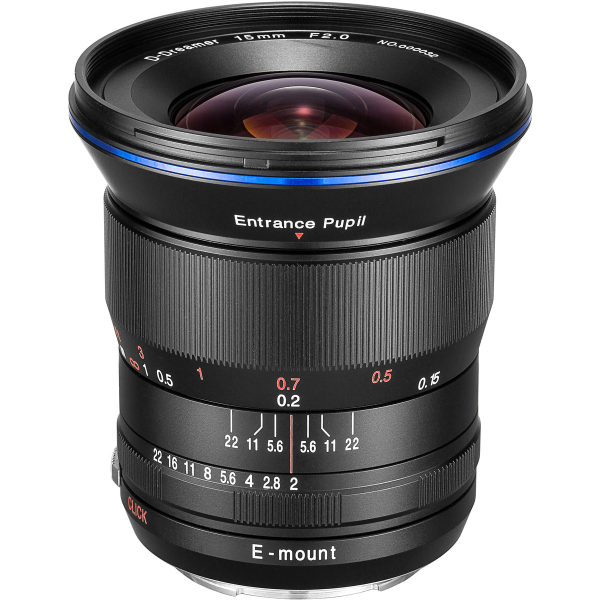Lente Venus Optics Laowa 15mm f/2 FE Zero-D - puertos y conexiones