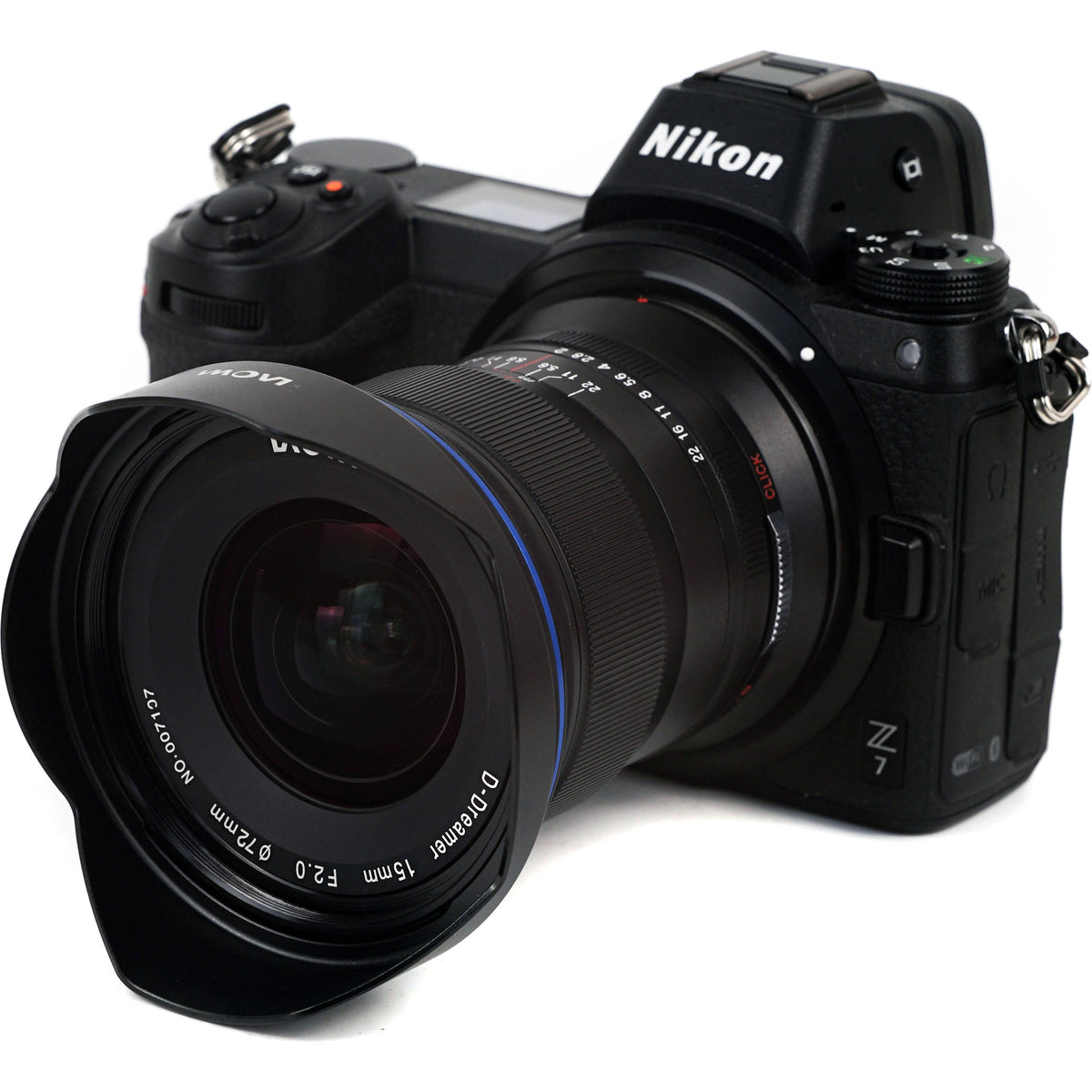 Lente Venus Optics Laowa 15mm f/2 FE Zero-D - en uso