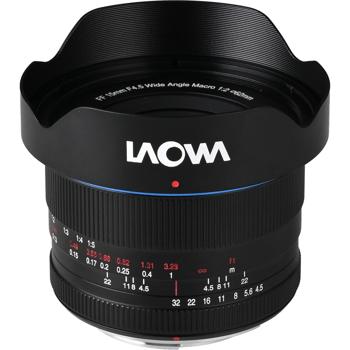 Lente Venus Optics Laowa 15mm f/4.5 Macro - vista frontal