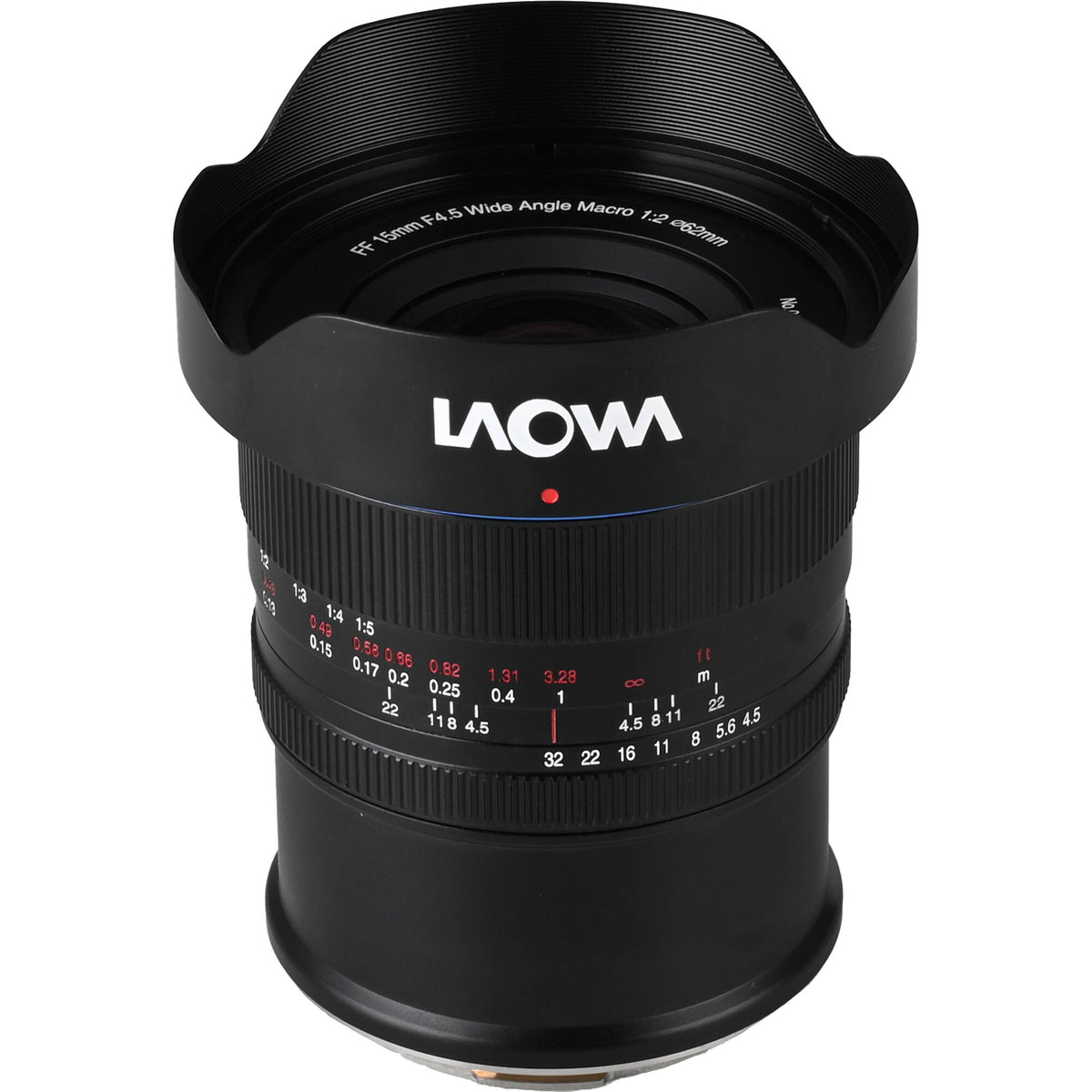Lente Venus Optics Laowa 15mm f/4.5 Macro - vista frontal