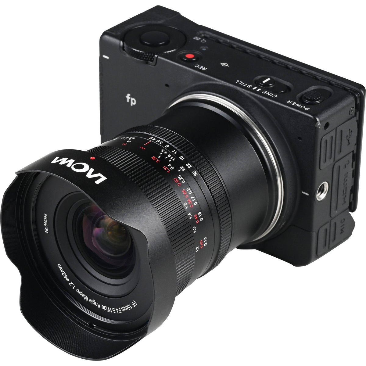 Lente Venus Optics Laowa 15mm f/4.5 Macro - contenido de la caja
