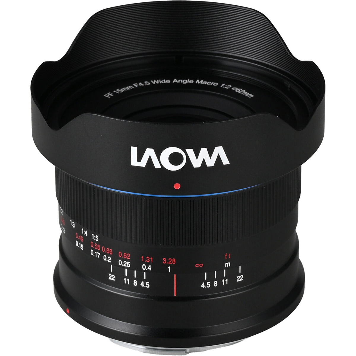 Lente Venus Optics Laowa 15mm f/4.5 Macro (Auto-Aperture) - vista frontal