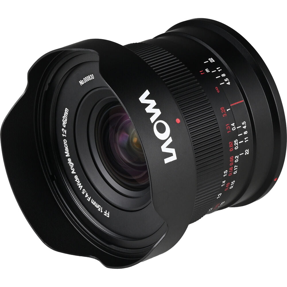 Lente Venus Optics Laowa 15mm f/4.5 Macro (Auto-Aperture) - vista trasera