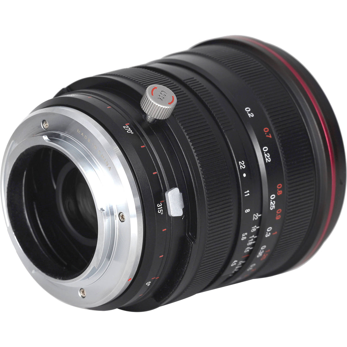 Lente Venus Optics Laowa 15mm f/4.5R Zero-D Shift - vista trasera