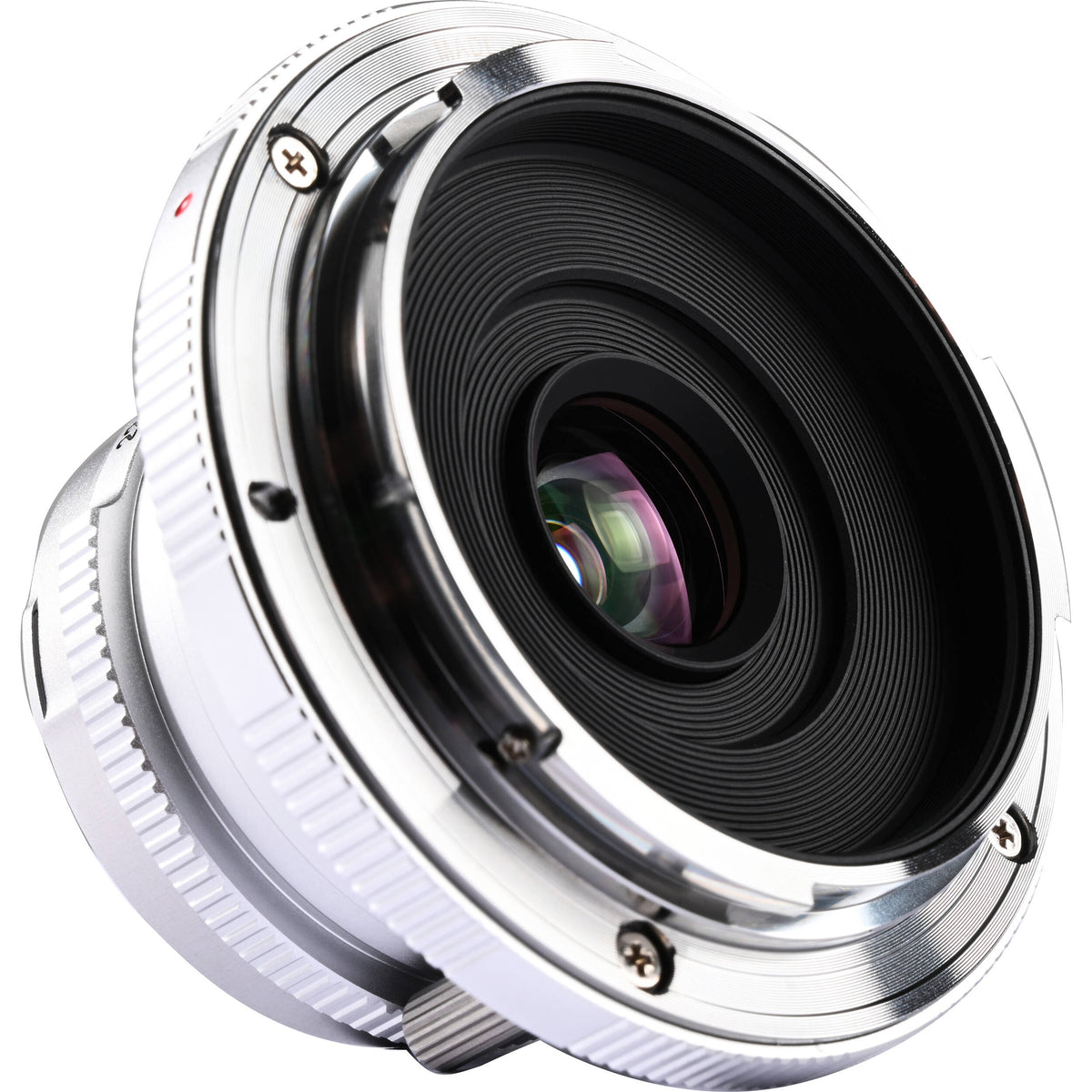 Lente Venus Optics Laowa 15mm f/5 Cookie (Plateado) - vista lateral