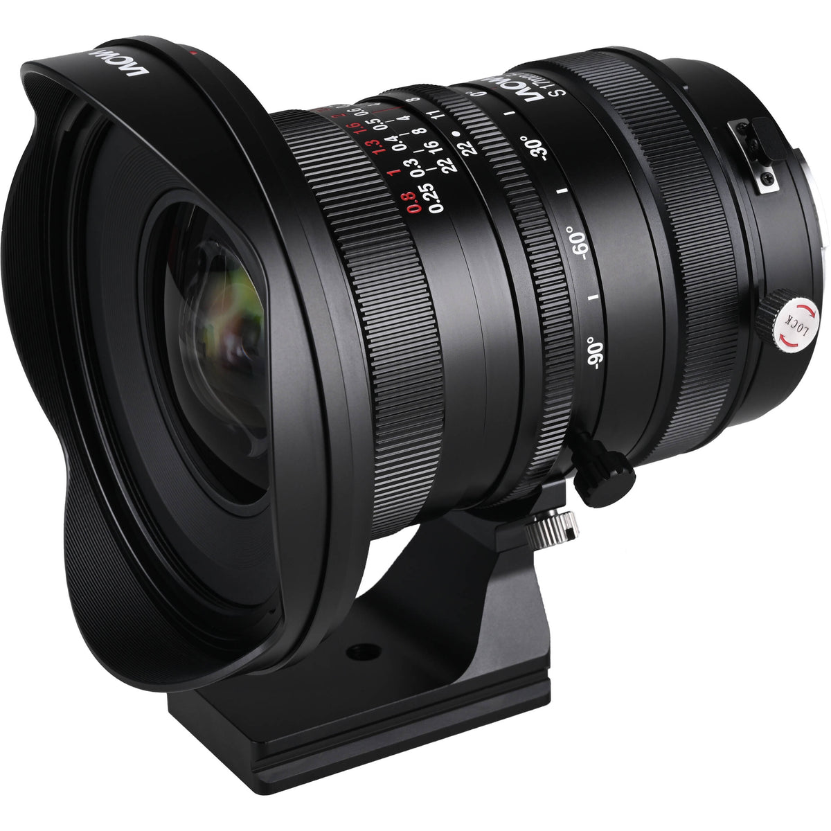 Lente Venus Optics Laowa 17mm f/4 Zero-D Shift - vista trasera