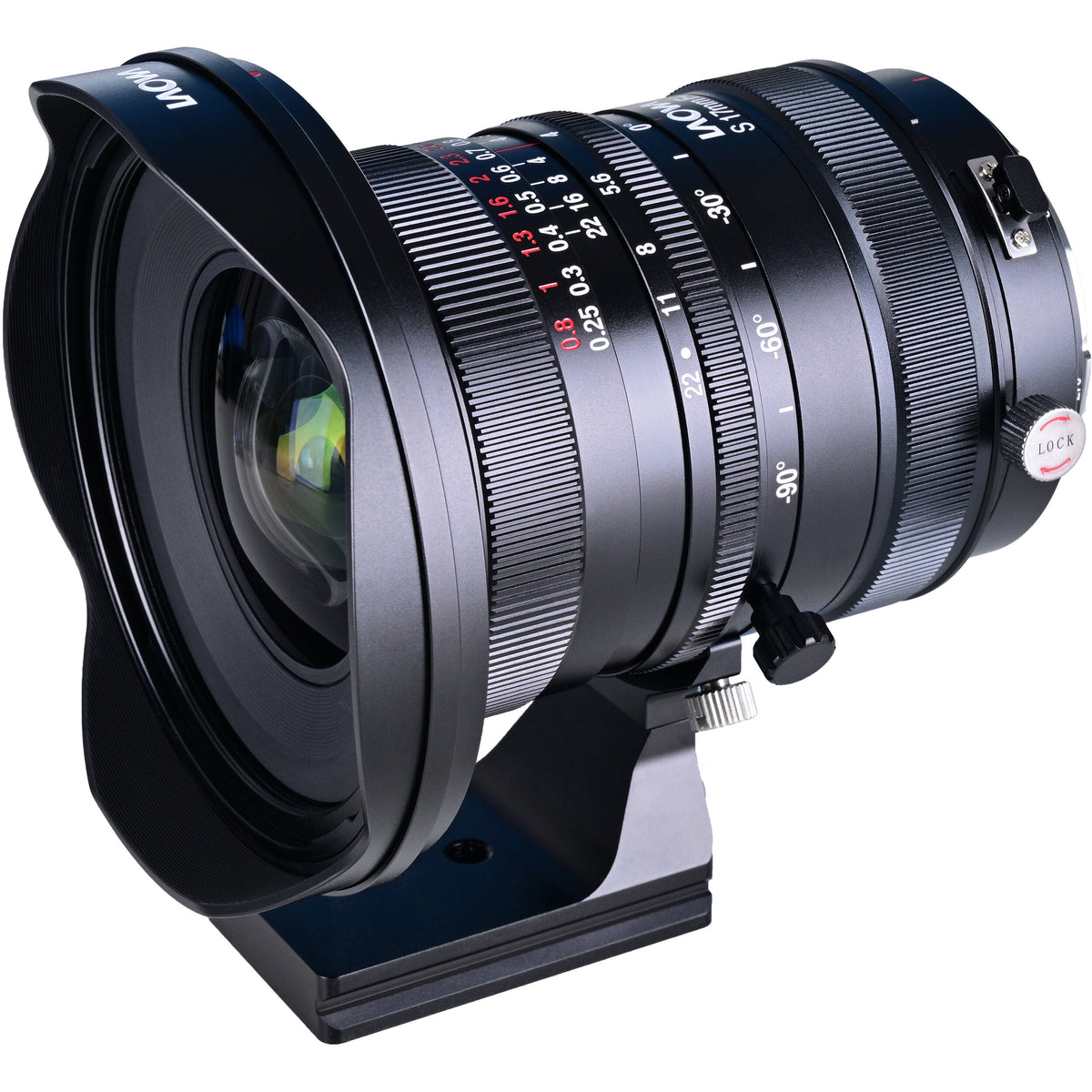 Lente Venus Optics Laowa 17mm f/4 Zero-D Shift - vista trasera