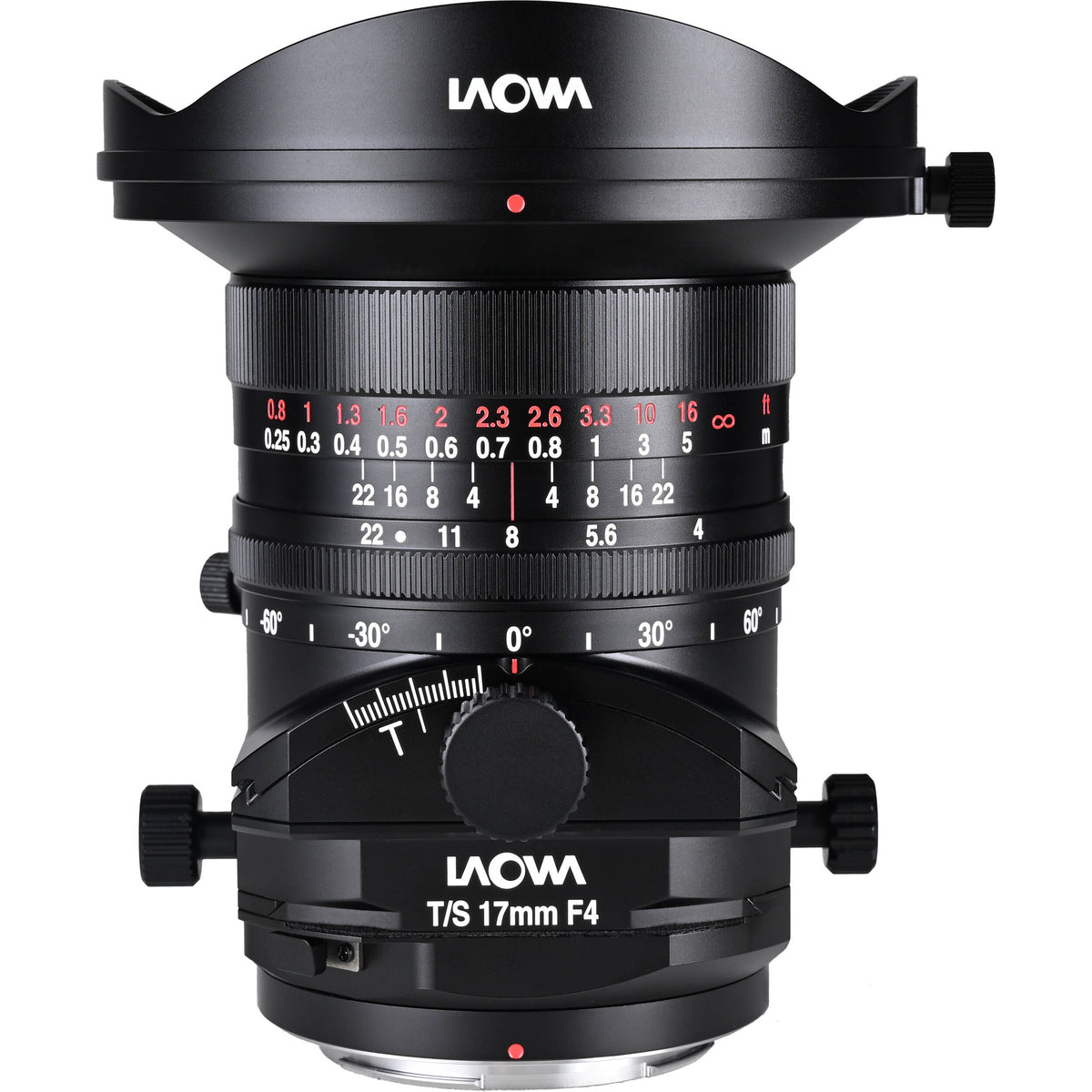 Lente Venus Optics Laowa 17mm f/4 Zero-D Tilt-Shift - vista principal