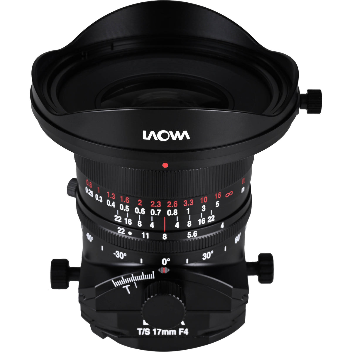 Lente Venus Optics Laowa 17mm f/4 Zero-D Tilt-Shift - vista frontal
