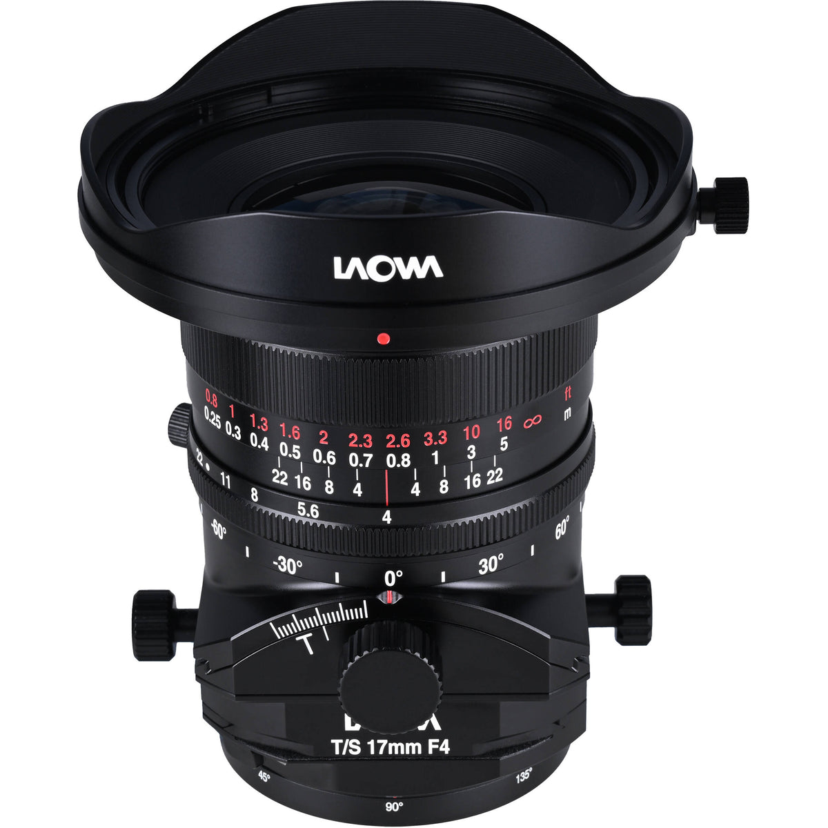 Lente Venus Optics Laowa 17mm f/4 Zero-D Tilt-Shift - vista frontal