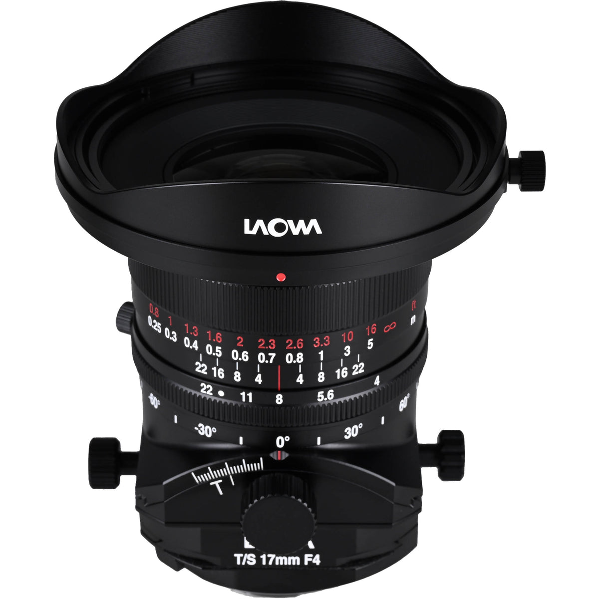 Lente Venus Optics Laowa 17mm f/4 Zero-D Tilt-Shift - vista frontal