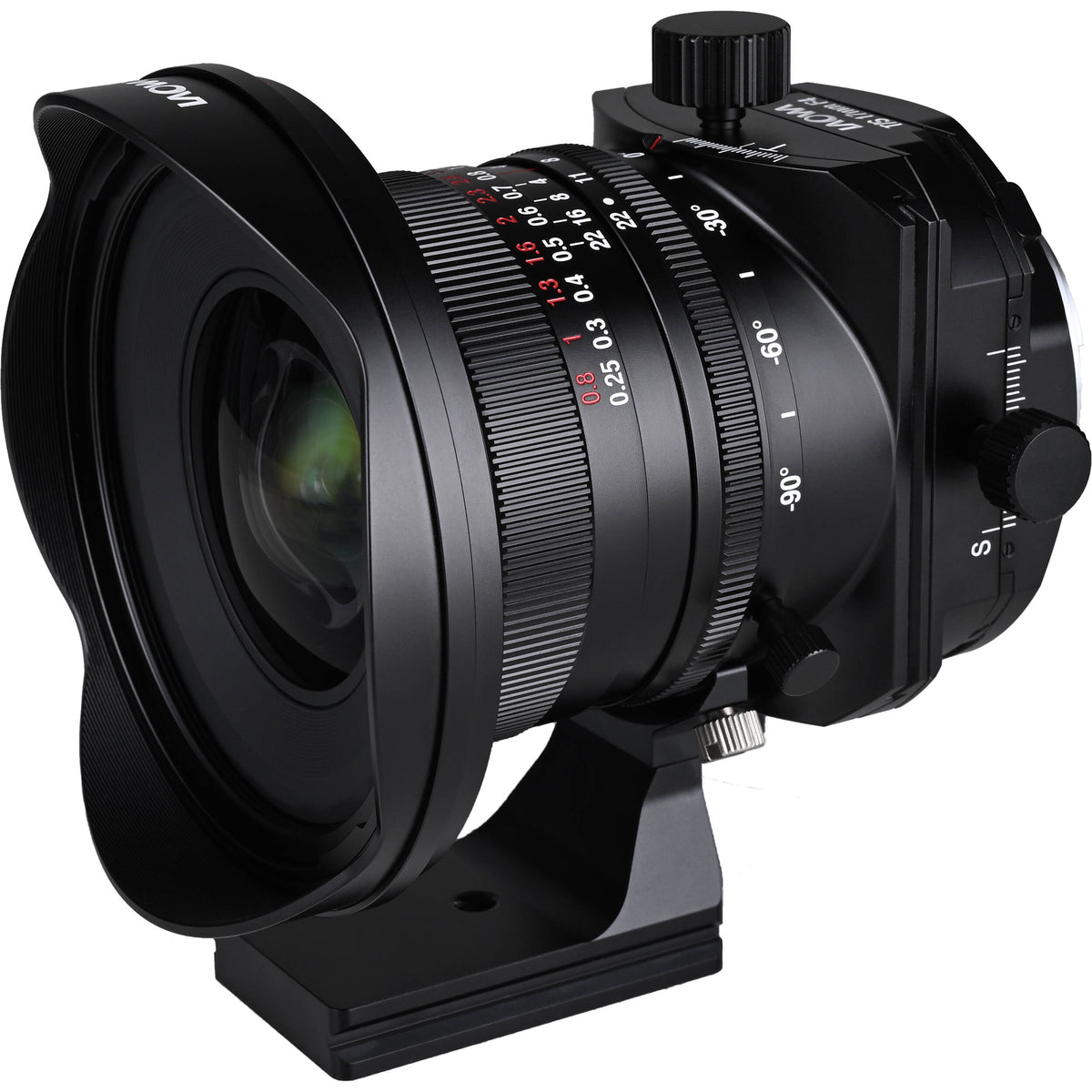 Lente Venus Optics Laowa 17mm f/4 Zero-D Tilt-Shift - vista trasera