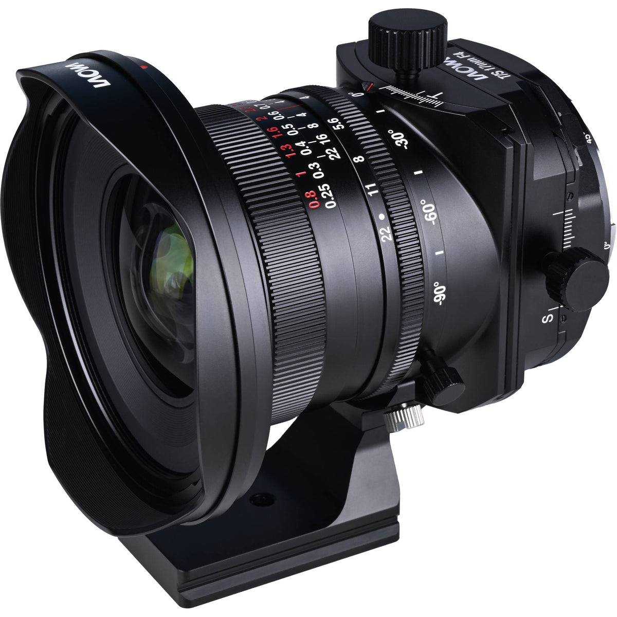 Lente Venus Optics Laowa 17mm f/4 Zero-D Tilt-Shift - vista trasera