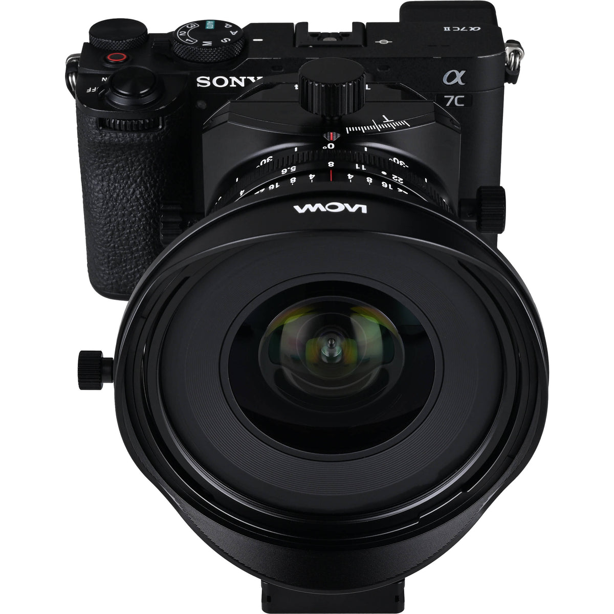 Lente Venus Optics Laowa 17mm f/4 Zero-D Tilt-Shift - puertos y conexiones