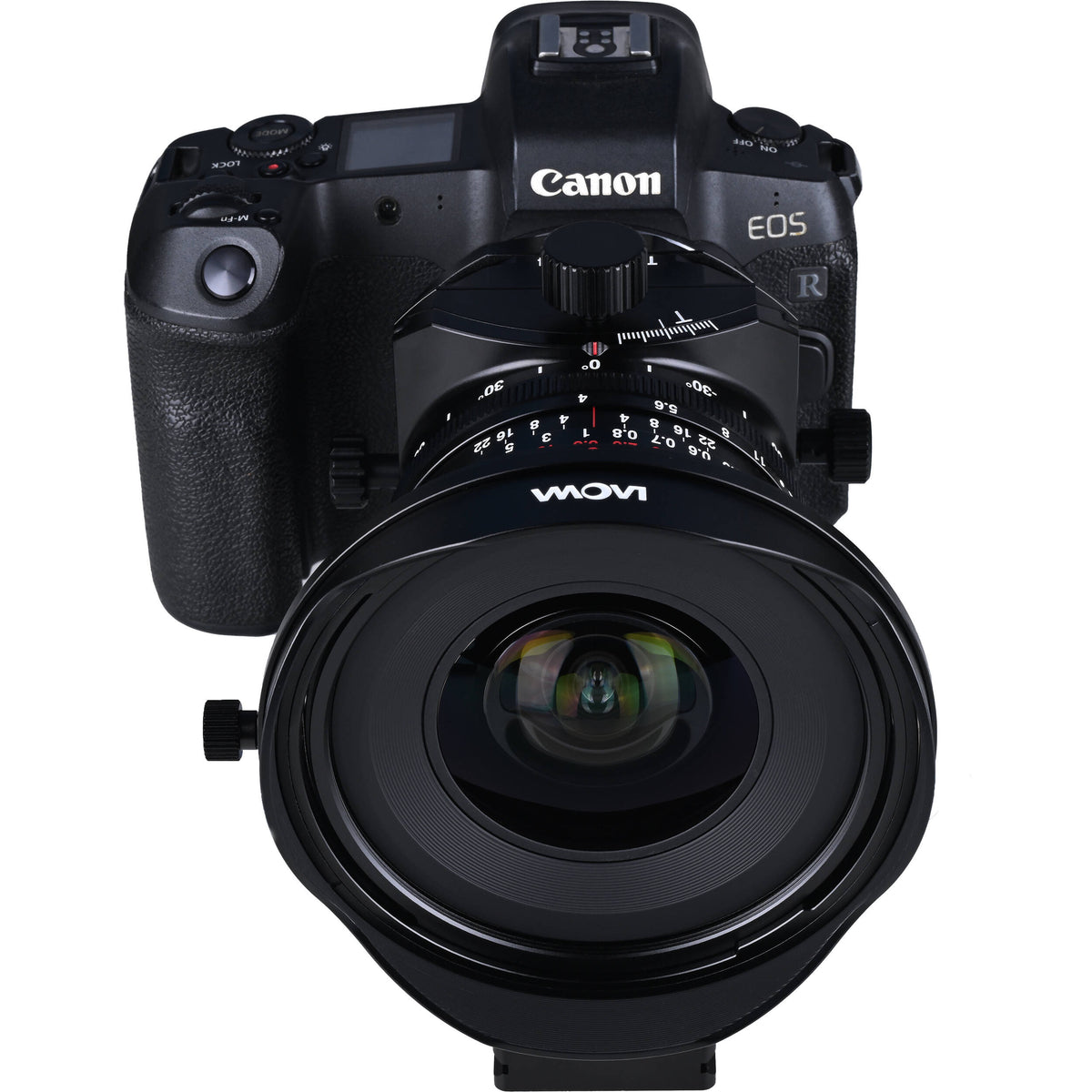 Lente Venus Optics Laowa 17mm f/4 Zero-D Tilt-Shift - puertos y conexiones