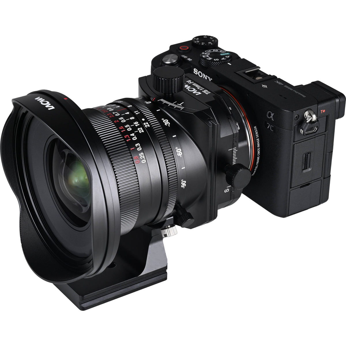 Lente Venus Optics Laowa 17mm f/4 Zero-D Tilt-Shift - contenido de la caja