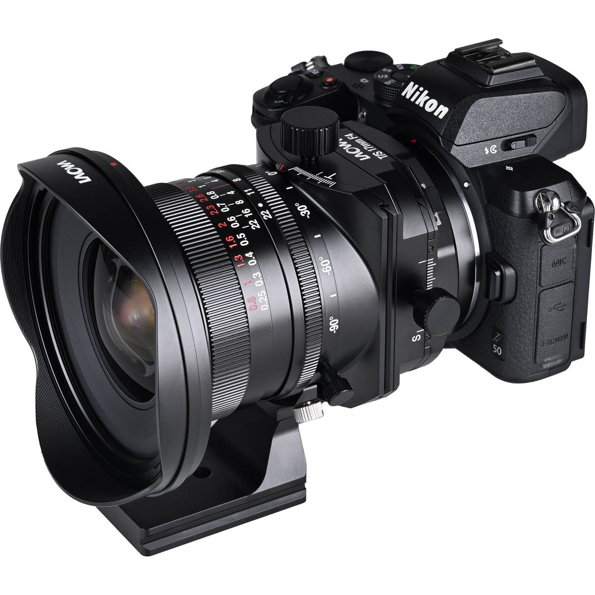 Lente Venus Optics Laowa 17mm f/4 Zero-D Tilt-Shift - contenido de la caja