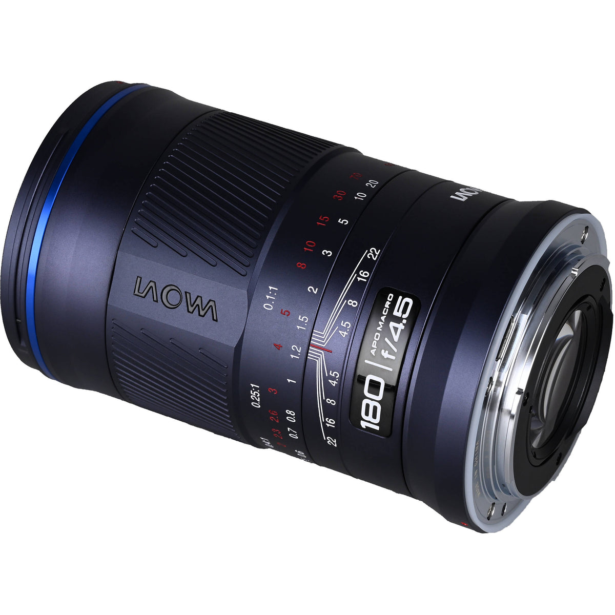 Lente Venus Optics Laowa 180mm f/4.5 1.5x Ultra-Macro APO - vista frontal