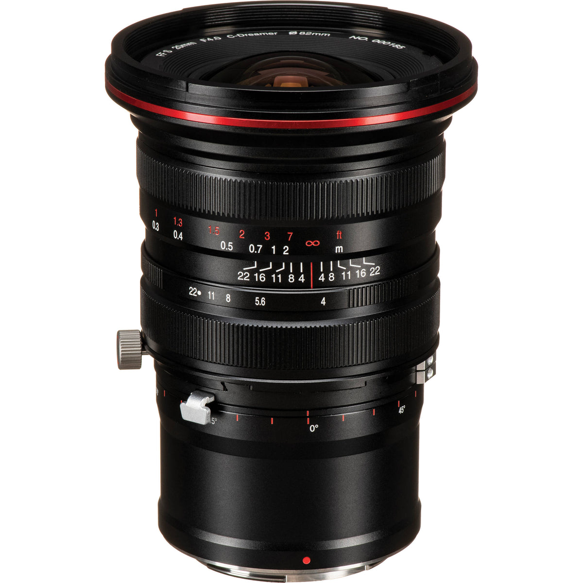 Lente Venus Optics Laowa 20mm f/4 Zero-D Shift - vista principal