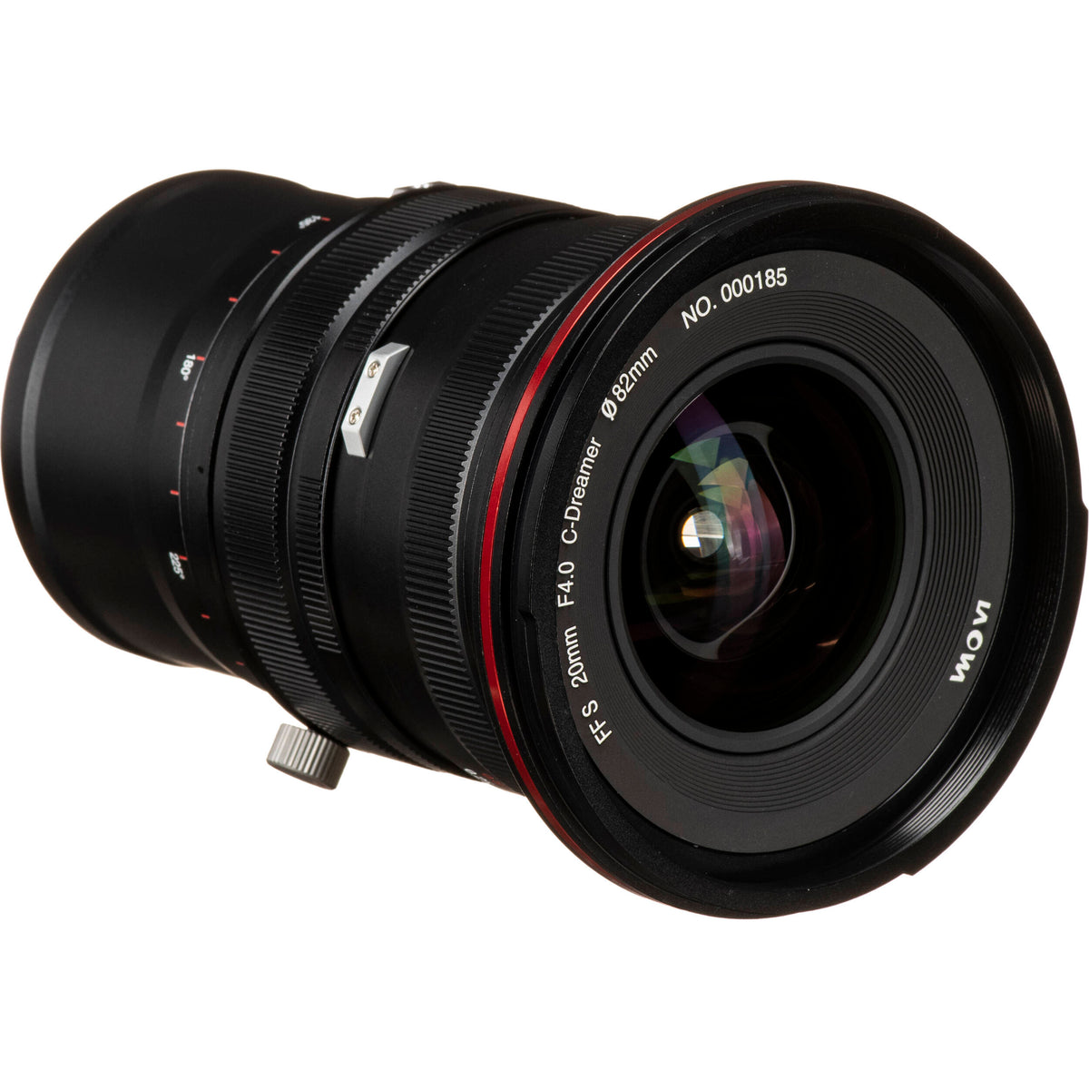 Lente Venus Optics Laowa 20mm f/4 Zero-D Shift - puertos y conexiones
