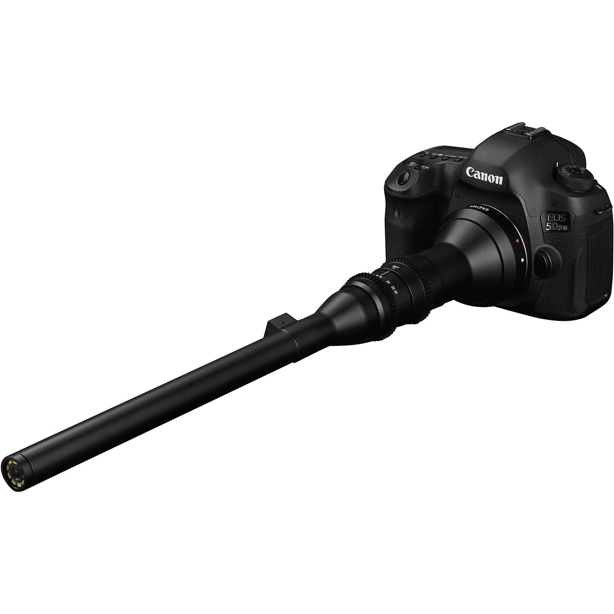Lente Venus Optics Laowa 24mm f/14 Probe (Cine-Mod Version) - en uso
