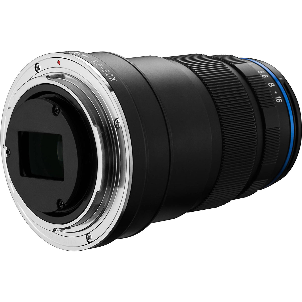 Lente Venus Optics Laowa 25mm f/2.8 2.5-5X Ultra Macro - puertos y conexiones