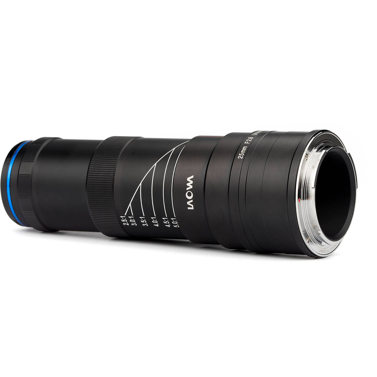 Lente Venus Optics Laowa 25mm f/2.8 2.5-5X Ultra Macro - contenido de la caja
