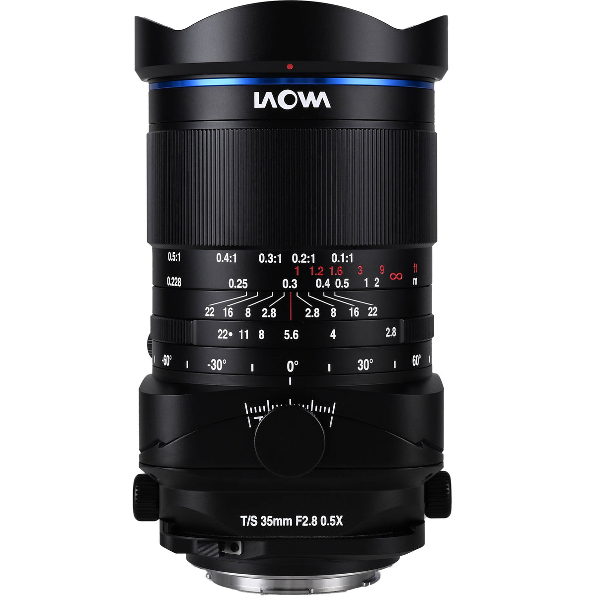 Lente Venus Optics Laowa 35mm f/2.8 Zero-D Tilt-Shift 0.5x Macro - vista frontal