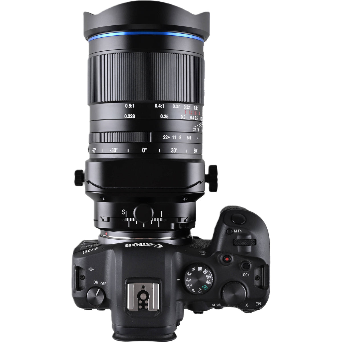 Lente Venus Optics Laowa 35mm f/2.8 Zero-D Tilt-Shift 0.5x Macro - en uso