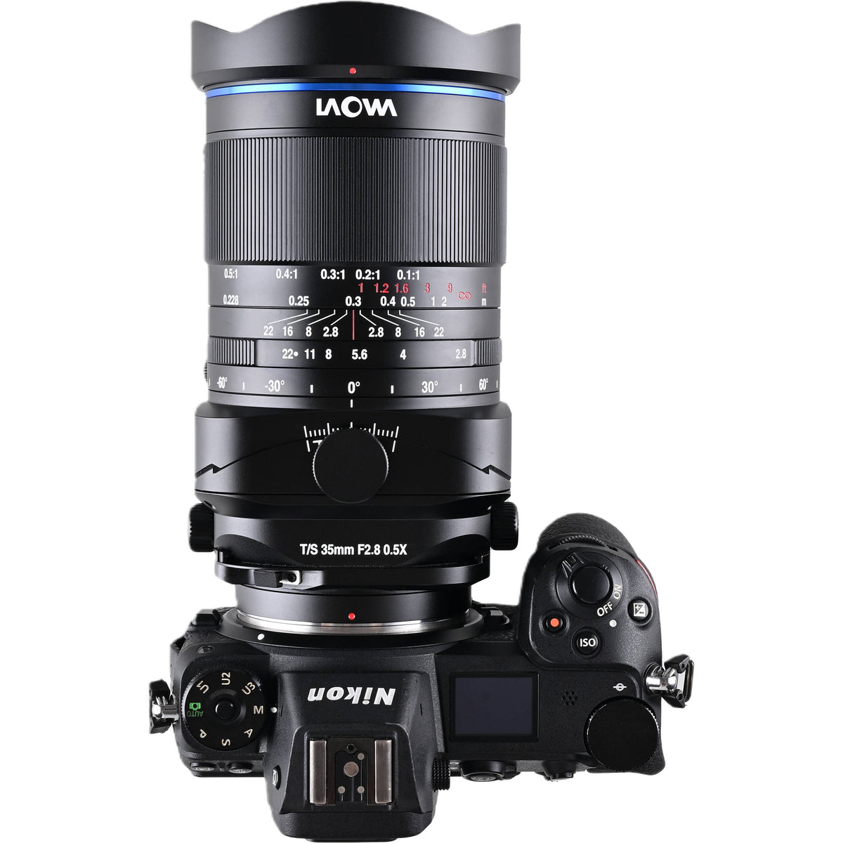 Lente Venus Optics Laowa 35mm f/2.8 Zero-D Tilt-Shift 0.5x Macro - en uso