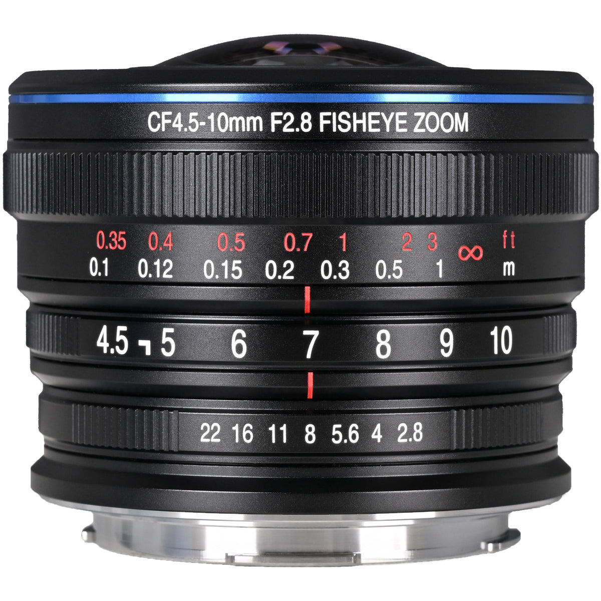 Lente Venus Optics Laowa 4.5-10mm f/2.8 CF Zoom Fisheye - vista principal