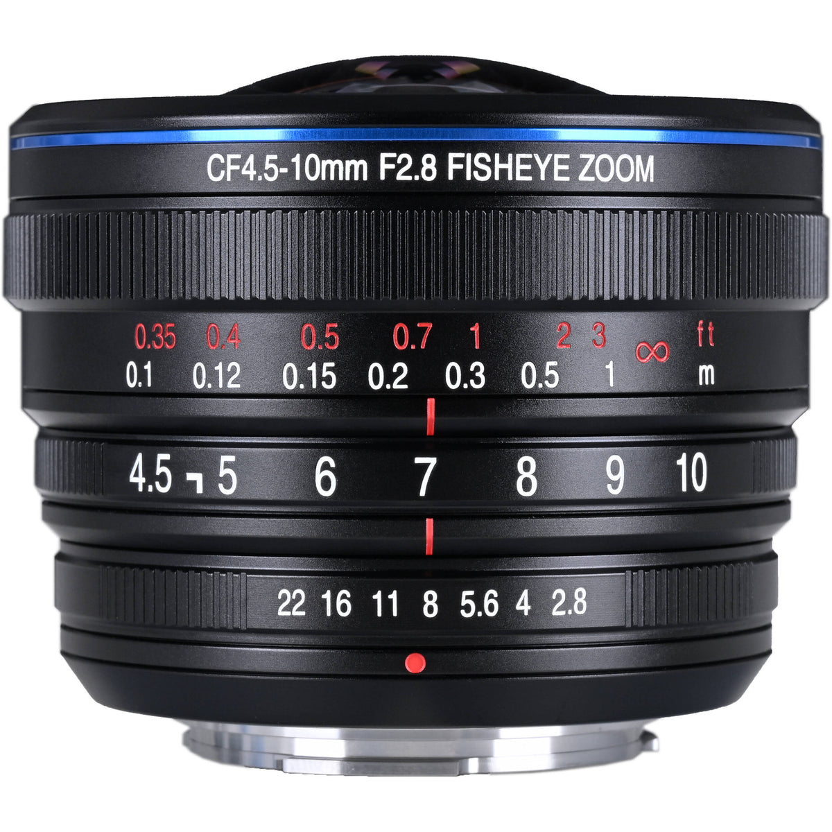 Lente Venus Optics Laowa 4.5-10mm f/2.8 CF Zoom Fisheye - vista principal