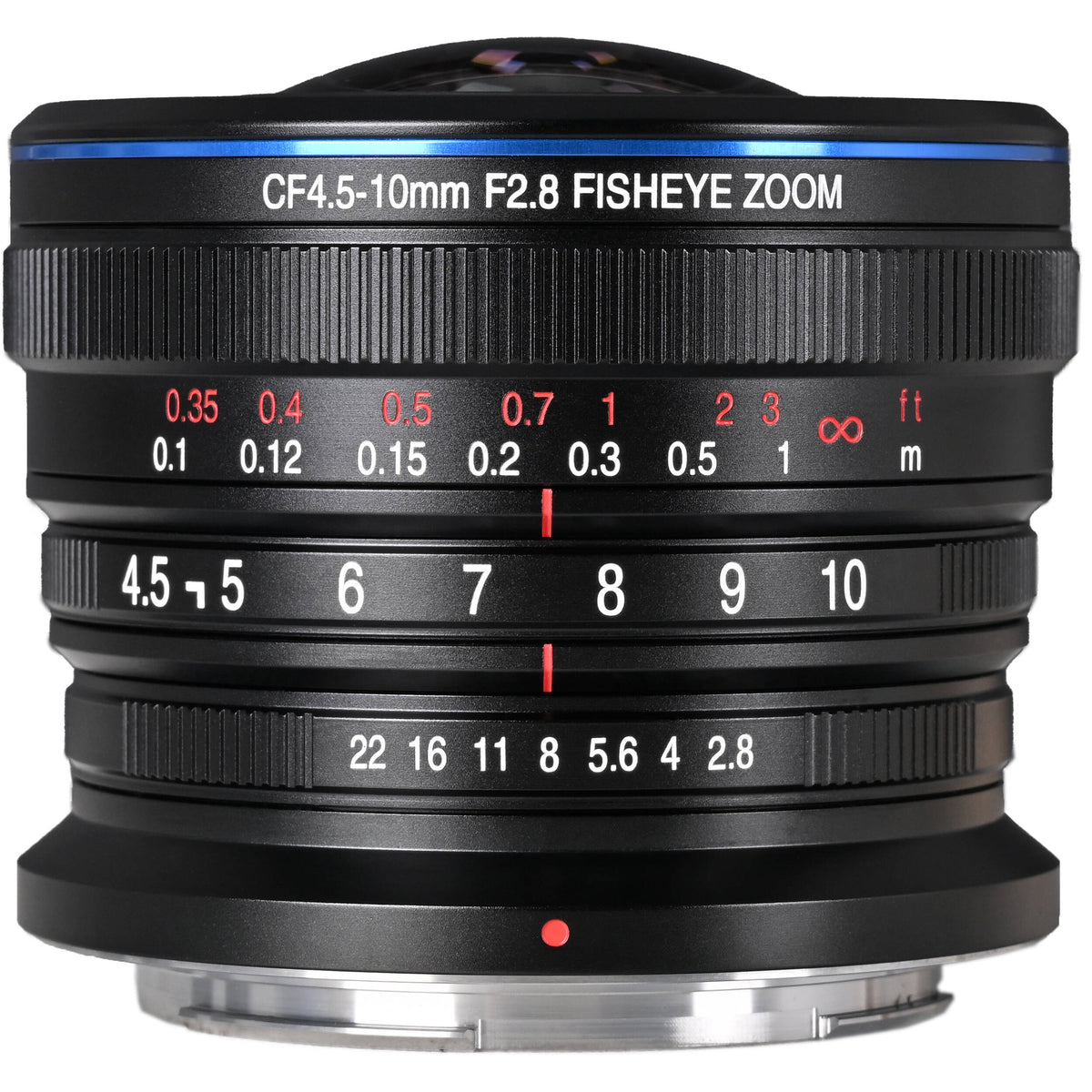 Lente Venus Optics Laowa 4.5-10mm f/2.8 CF Zoom Fisheye - vista principal